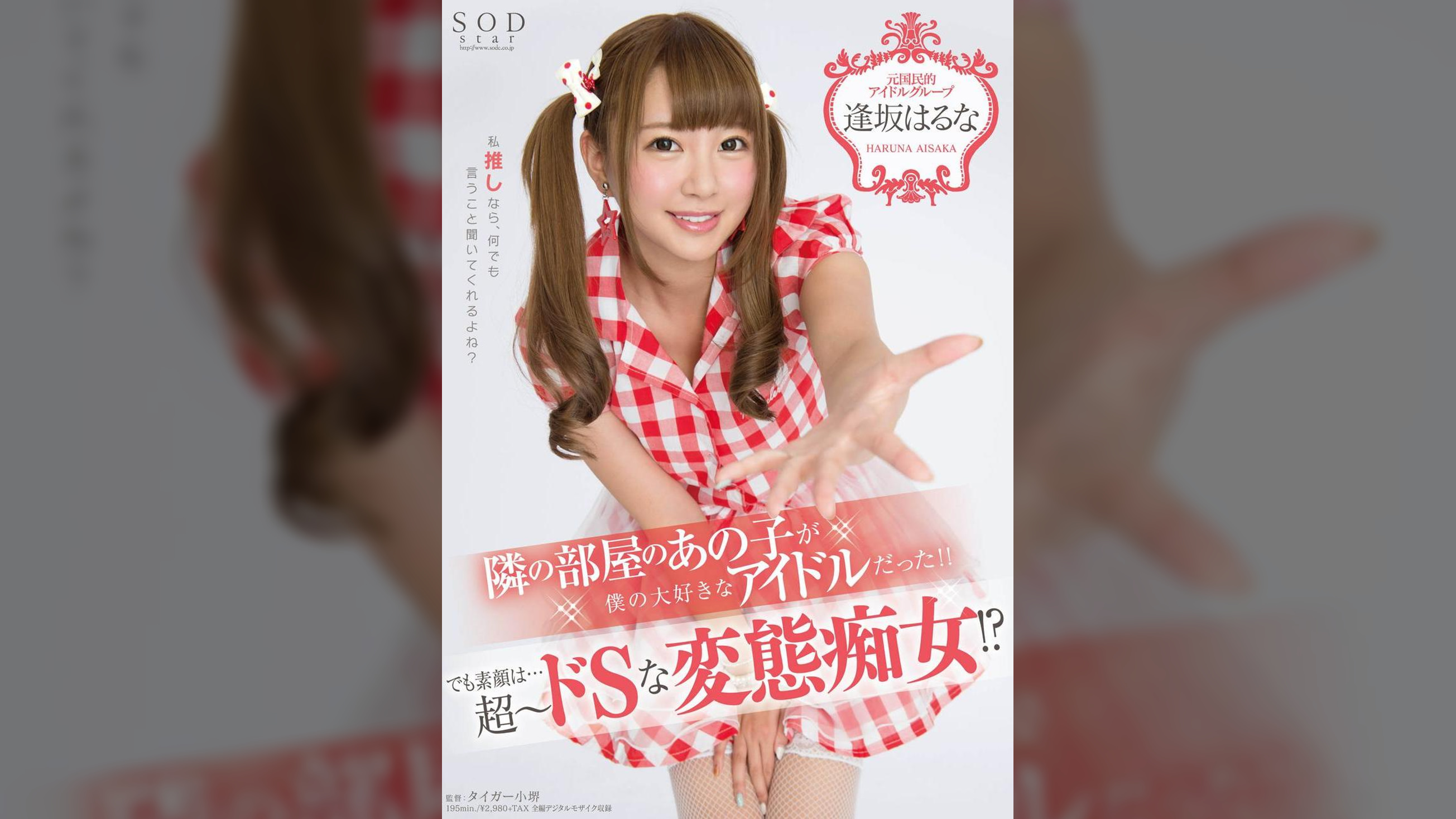 逢坂はるな　隣の部屋のあの子が僕の大好きなアイドルだった!!でも素顔は・・・超～ドSな変態痴女!?