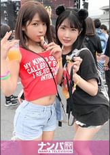 日本最大級のEDMフェスでナンパしたJD2人組!イベントサークル同士の交流と称しホテルに連れ込み酒を●ませてフニャフニャにさせたら、秘密の4Pフェス開催♪