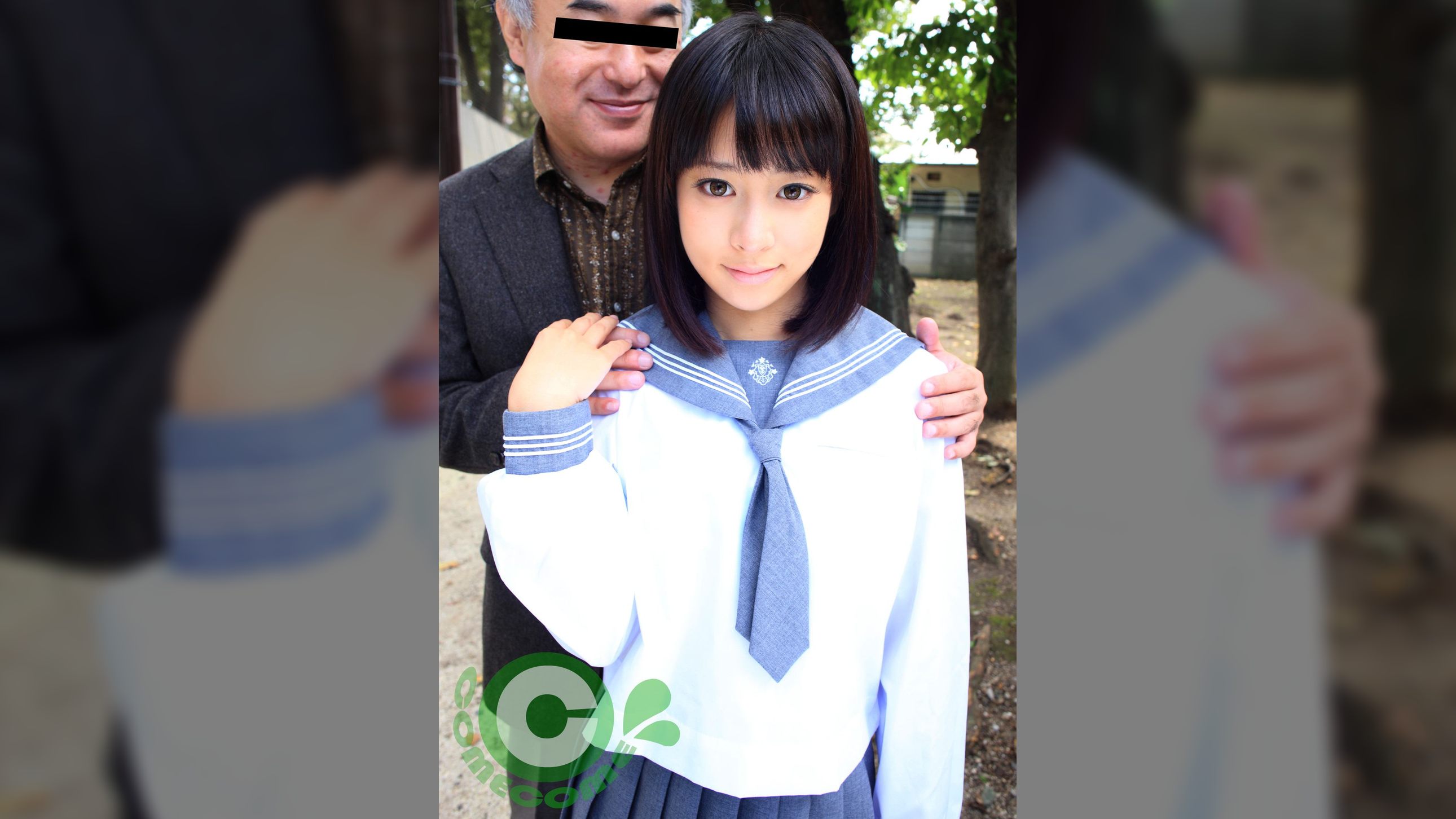 エッチな●●美少女がオジサンにお股をおっ拡げてカチカチ中年チ○ポを膣奥まで咥え込み、飢えてる激しいピストン挿入を受け止めるセックス！