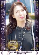 肉感ボディに蓄積されていた性欲が開放！極上フェラテク熟女 しずかさん45歳