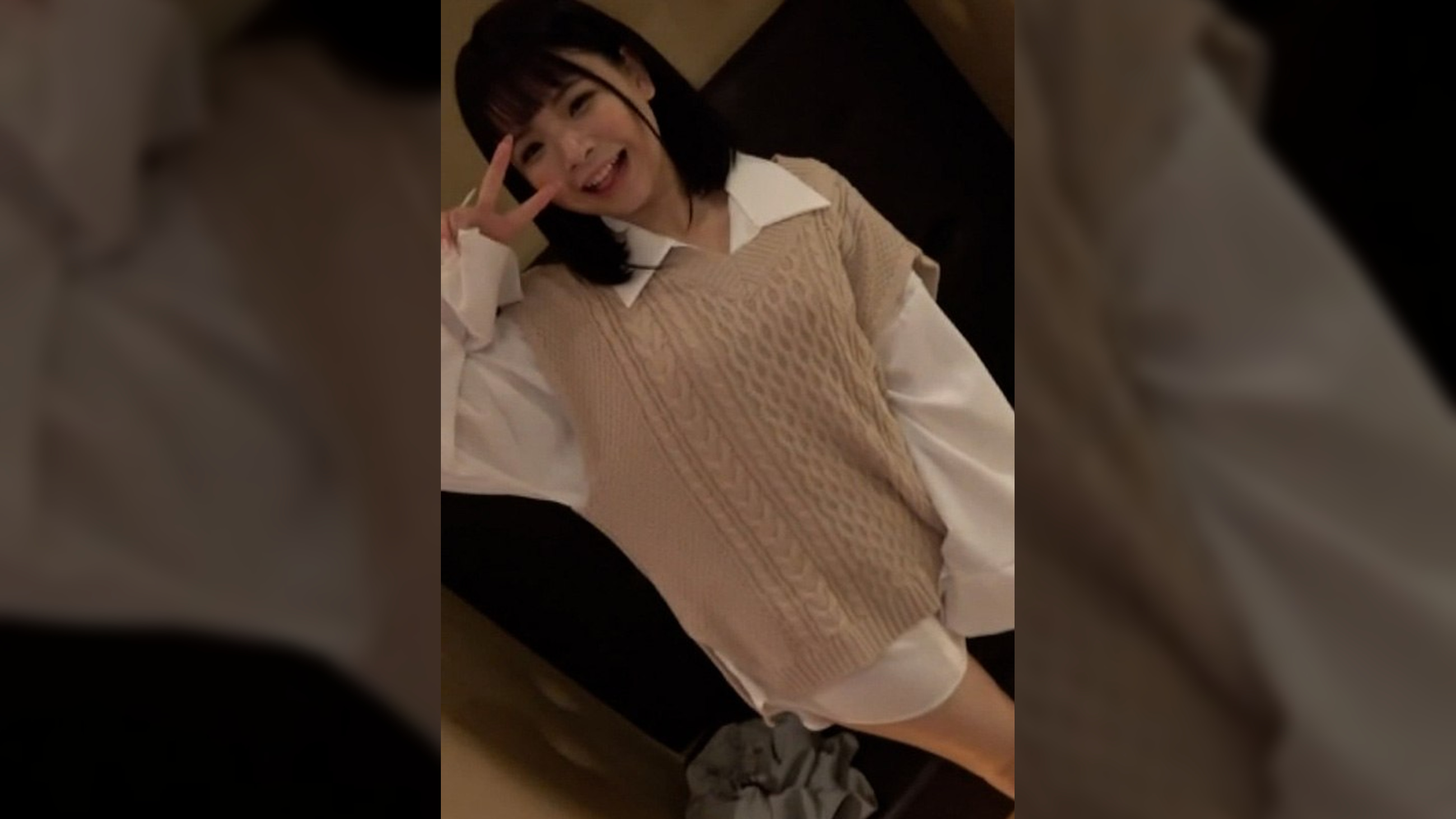 長崎から上京してきた19歳の小動物的な可愛さをまとうERIKAちゃん！小悪魔的無邪気な笑顔でチ〇ポにしゃぶりつきエロさ全開の美少女と個撮嵌め撮りSEX