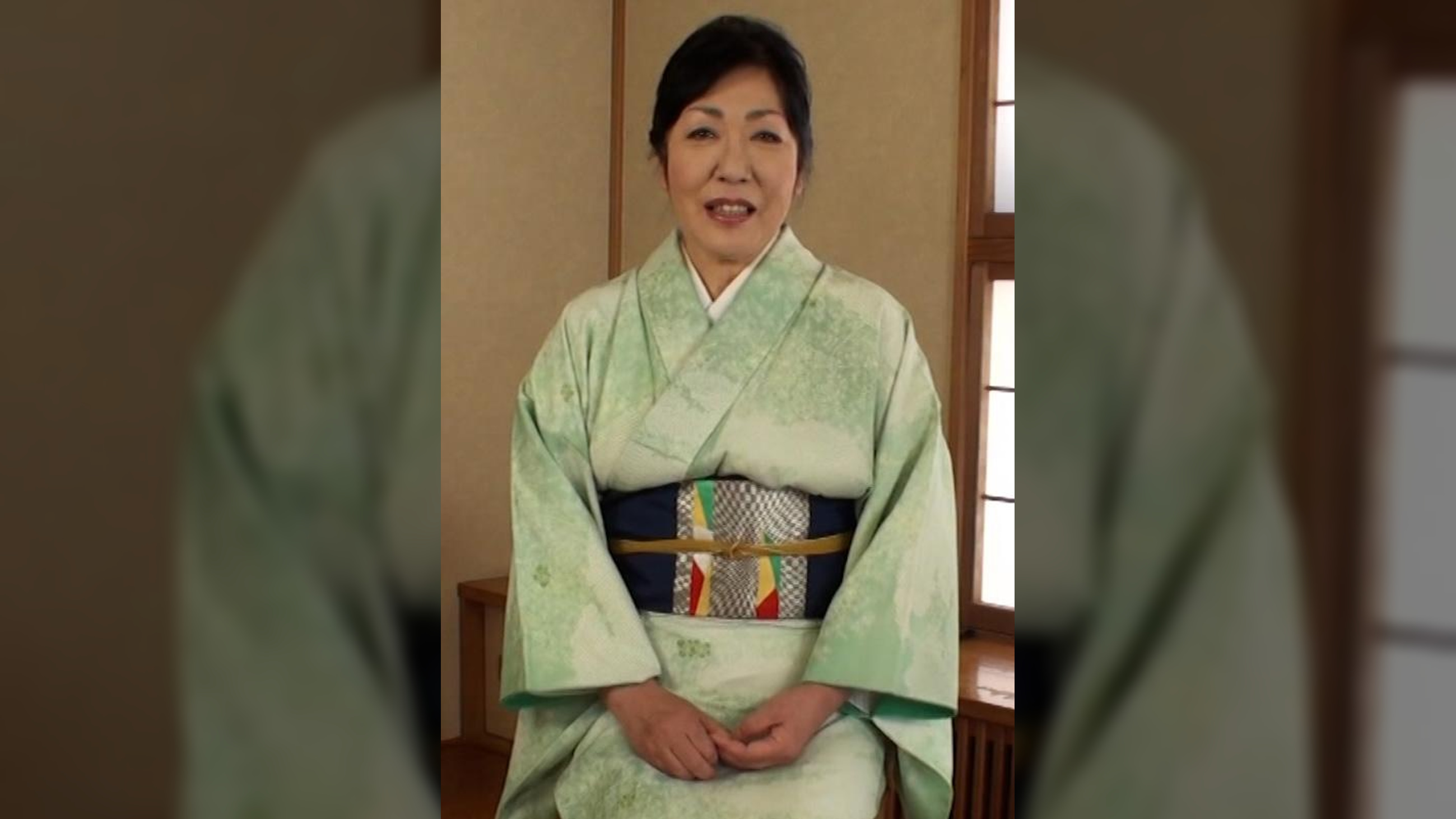 和服が似合う五十路熟女が自由奔放に生きてきた証のAV出演⁉若い肉棒に貫かれ快感に溺れる初撮り中出しSEX！