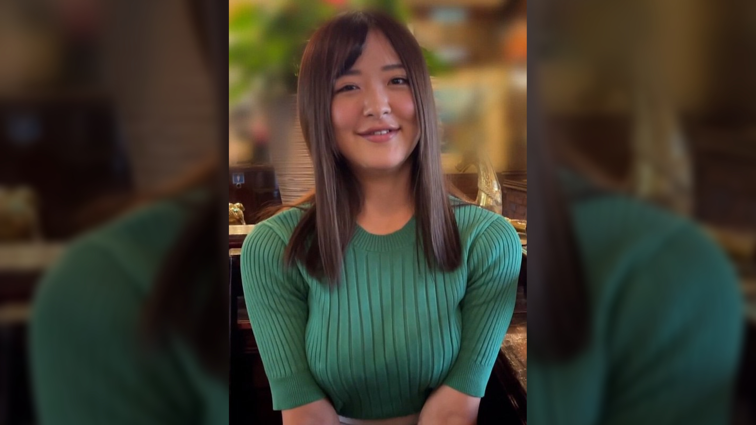 豊満BODYで幸せそうな笑顔でケーキを頬張るゆるふわ娘の剛毛搔き分けハメ撮り激イキSEX！