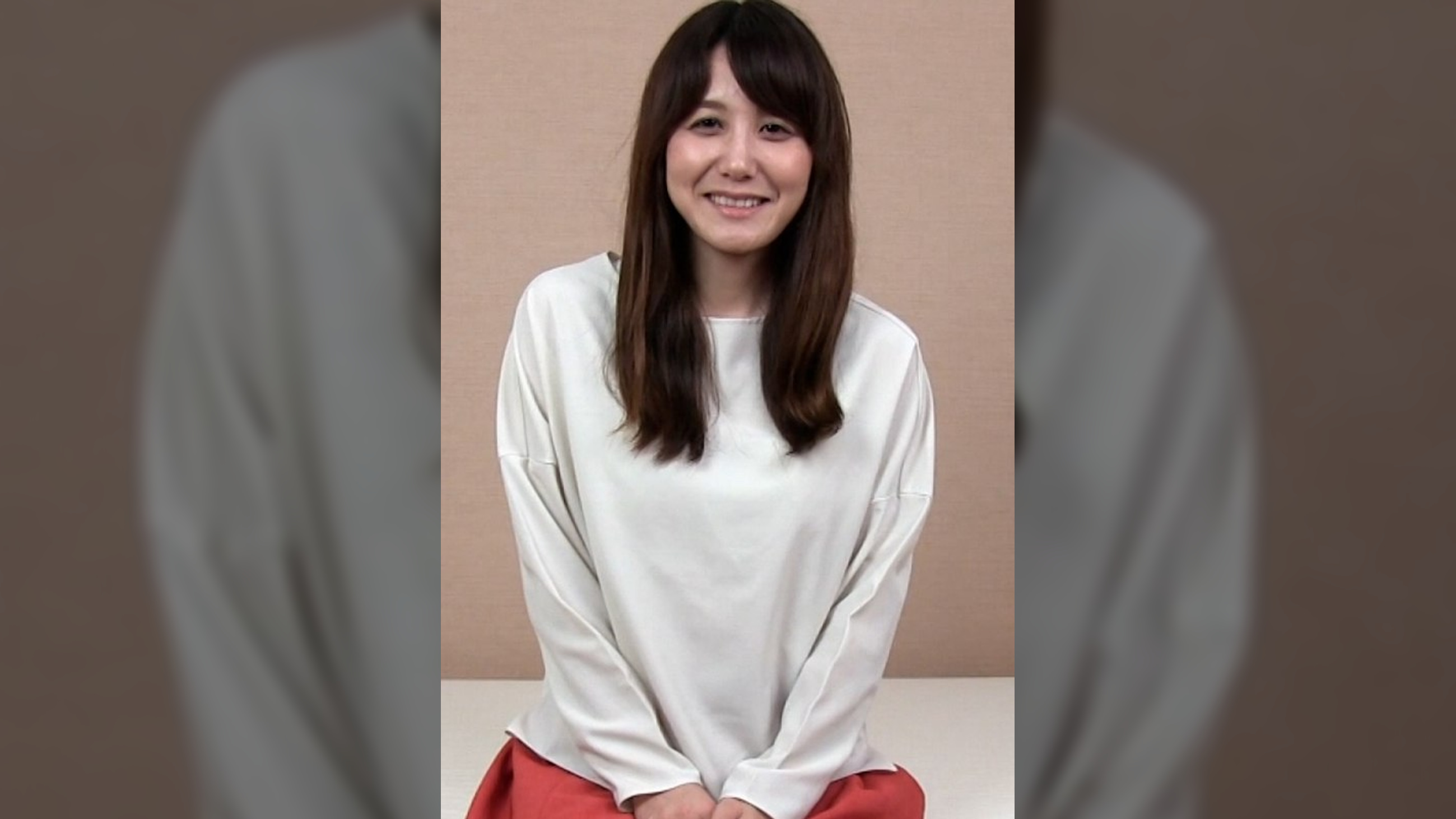 清楚系の美人OLが2度目のAV面接！カメラの前で大胆オナニー！その気になって勢いでAVSEX！