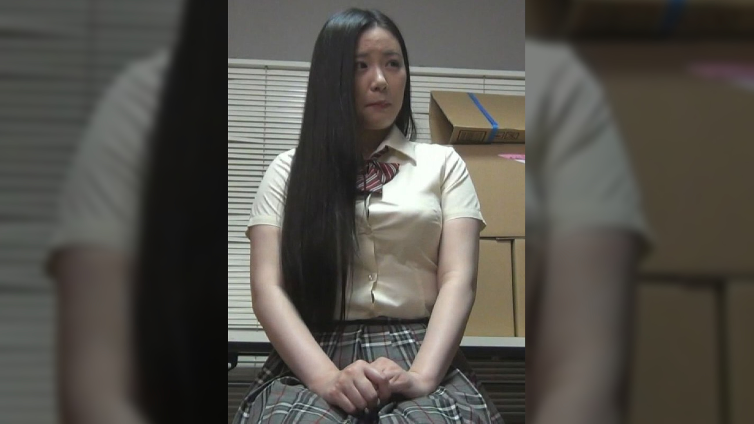 友達との度胸試しのつもりだったのに、セクハラ店長に汚されるEカップ黒髪女の柔肌!