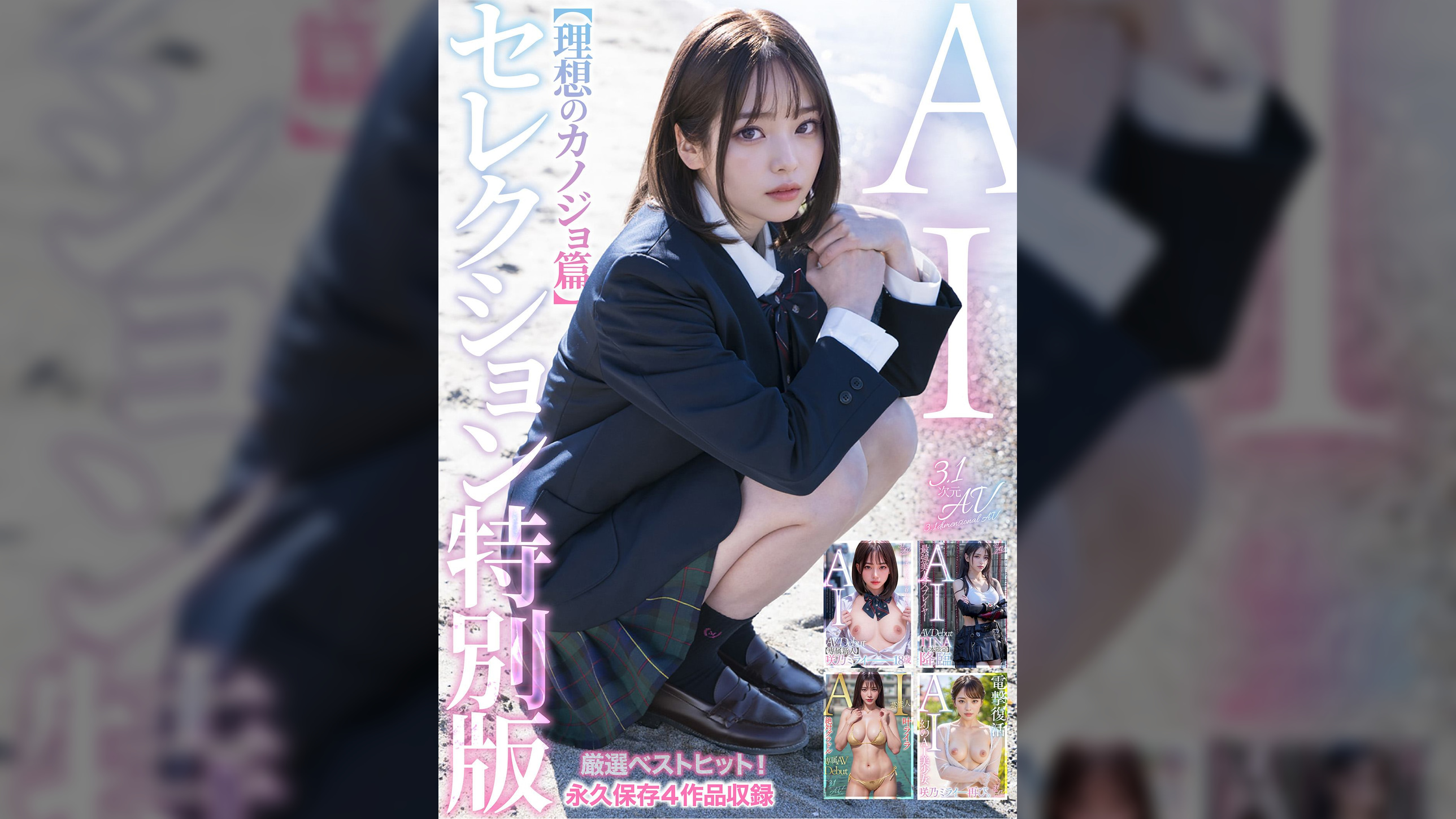 【3.1次元】AIセレクション特別版4作品収録ベスト!【理想のカノジョ篇】