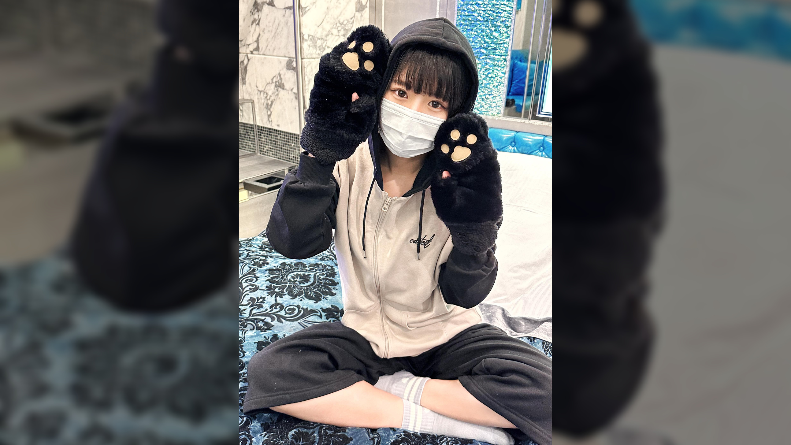 19歳の援交少女　父に連れられおじさんの元へ……　未熟な剛毛おま〇こに秘密の中出し