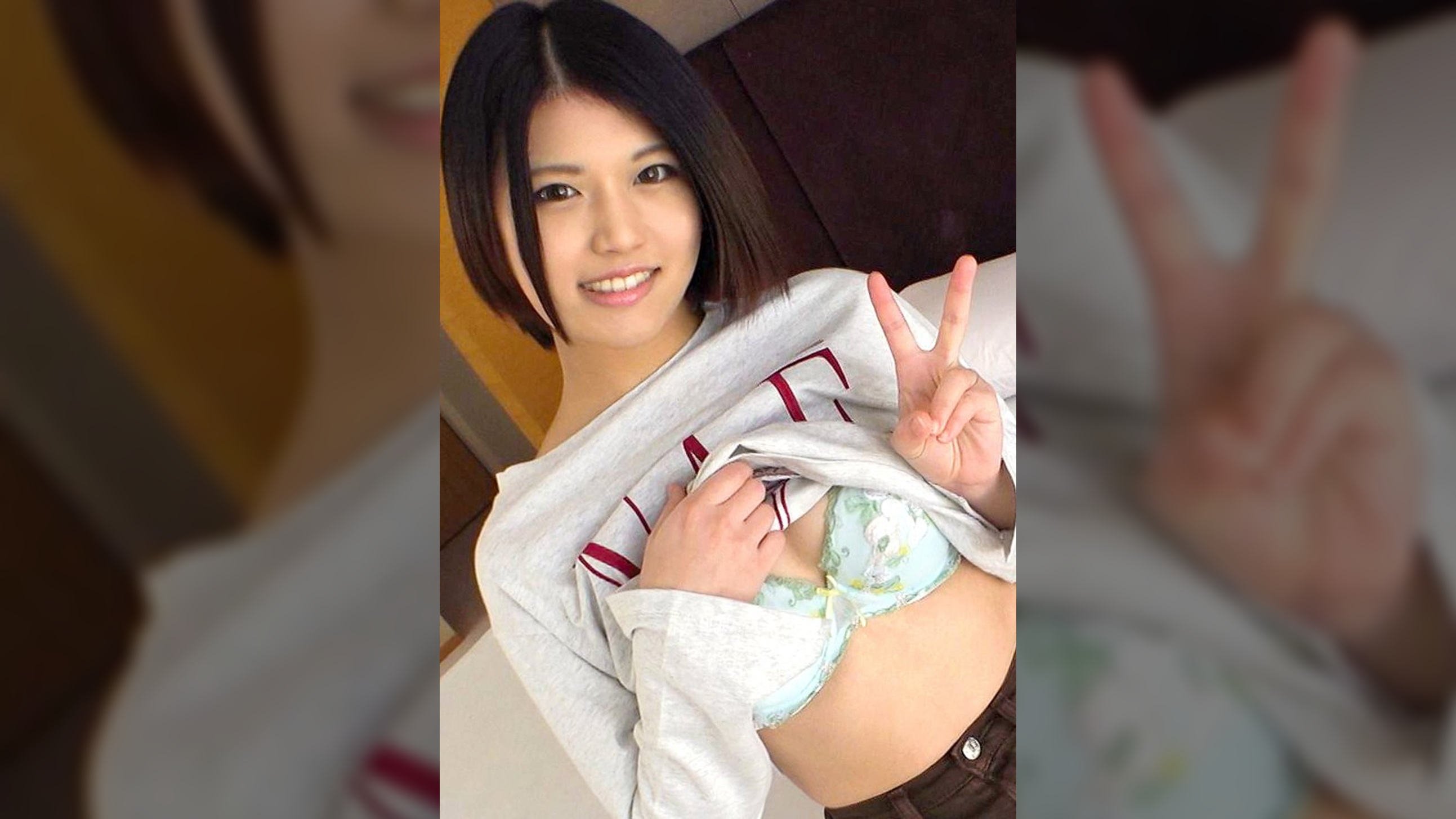【癒し系の花屋さん】【ワタシえっち好きかも…】初体験で実感!自らクリを弄り極太肉棒に●いしれる! 応募素人、初AV撮影 327