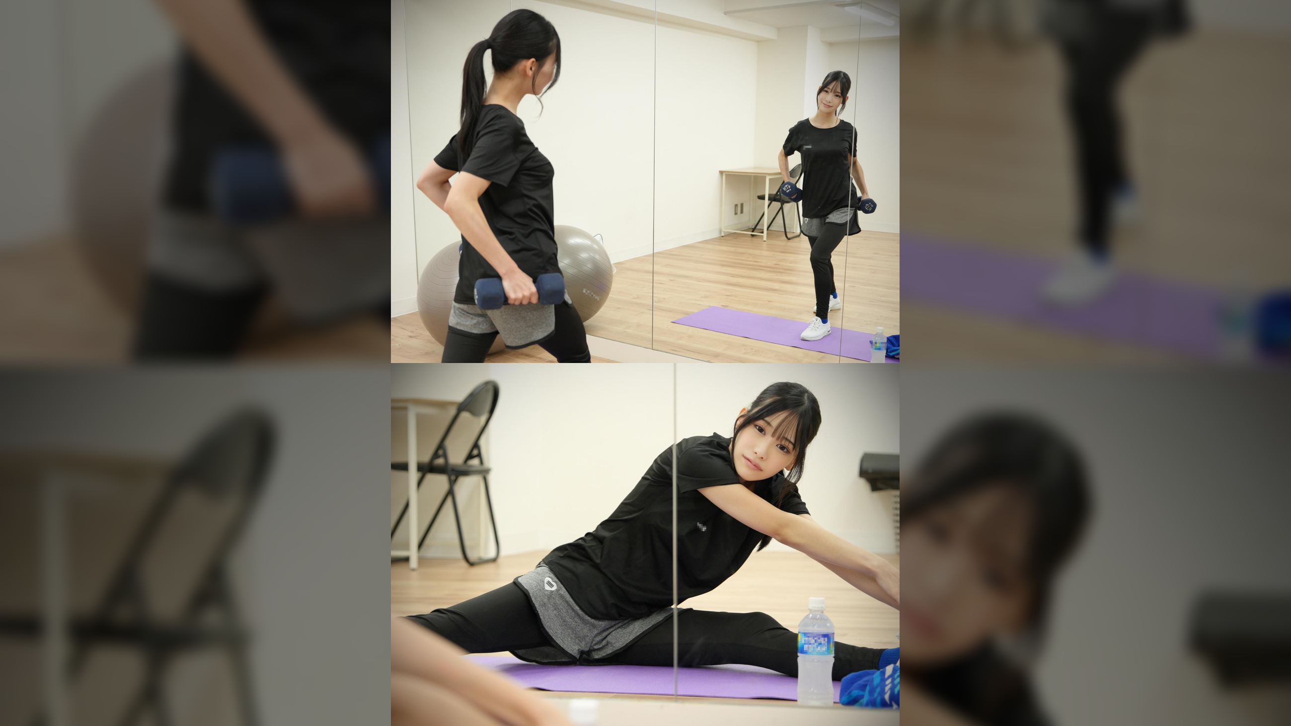 ≪夢遊秒109≫ダンス大学生、極みのスタイル美女。深夜のスポーツジム、営業終了後の密室で行われる無許可SEXでジョバ潮マ〇コにたっぷり中出し