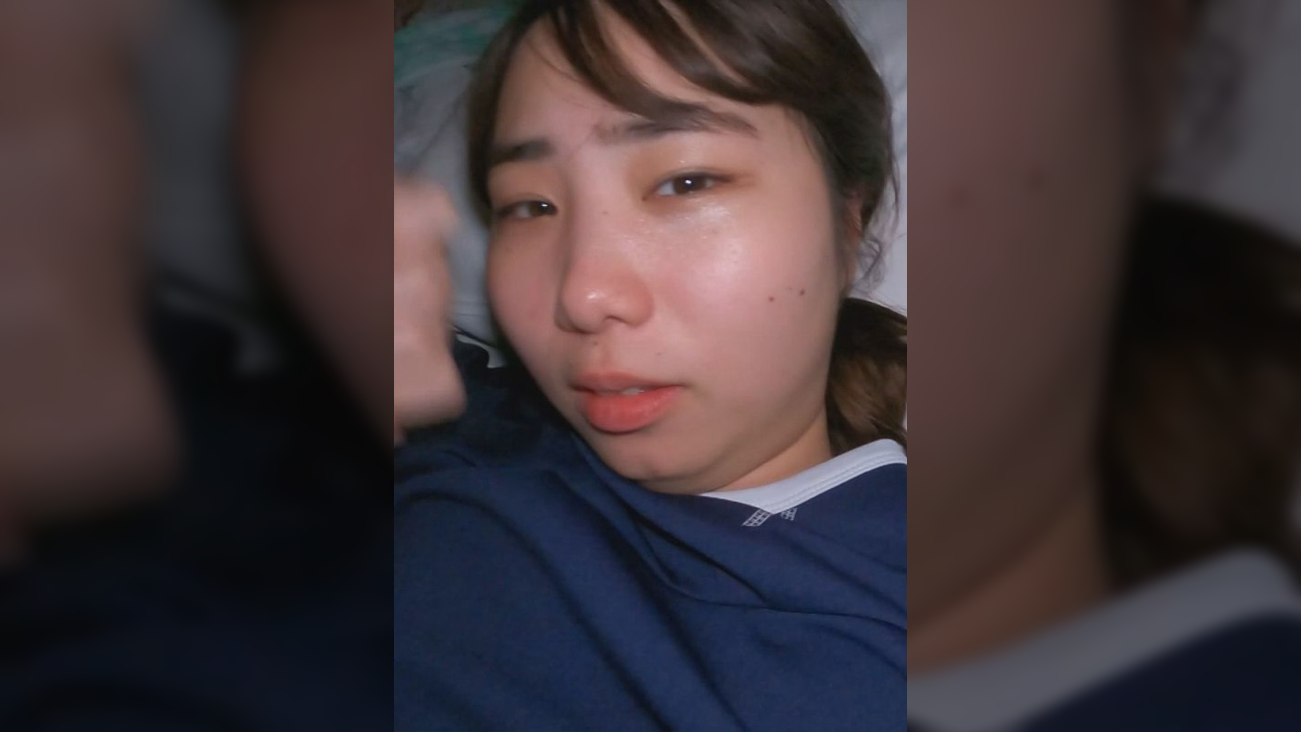 暗闇に浮かぶ色白彼女のなまめかしい身体！たまらず漏れるキュートな喘ぎ声！
