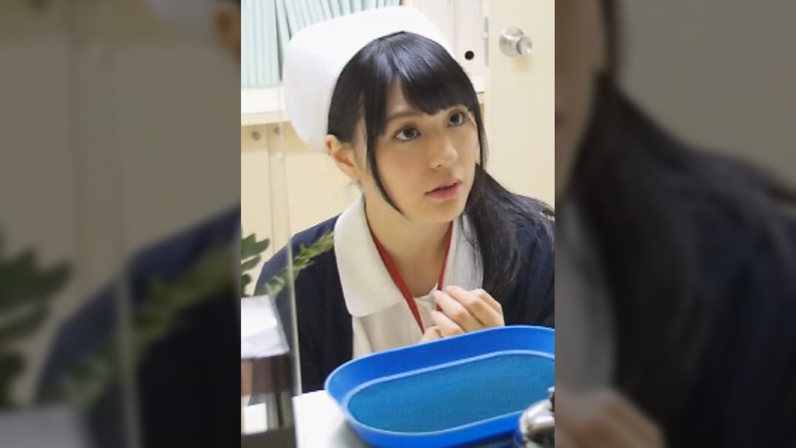 清楚で可愛いナースのミスに付け込んで、喉奥まで肉棒をぶち込む!密かな変態性に目覚めて肉棒を欲しがり、膣奥まで突かれまくって、乱れてイキまくる可愛い人妻変態ナース。