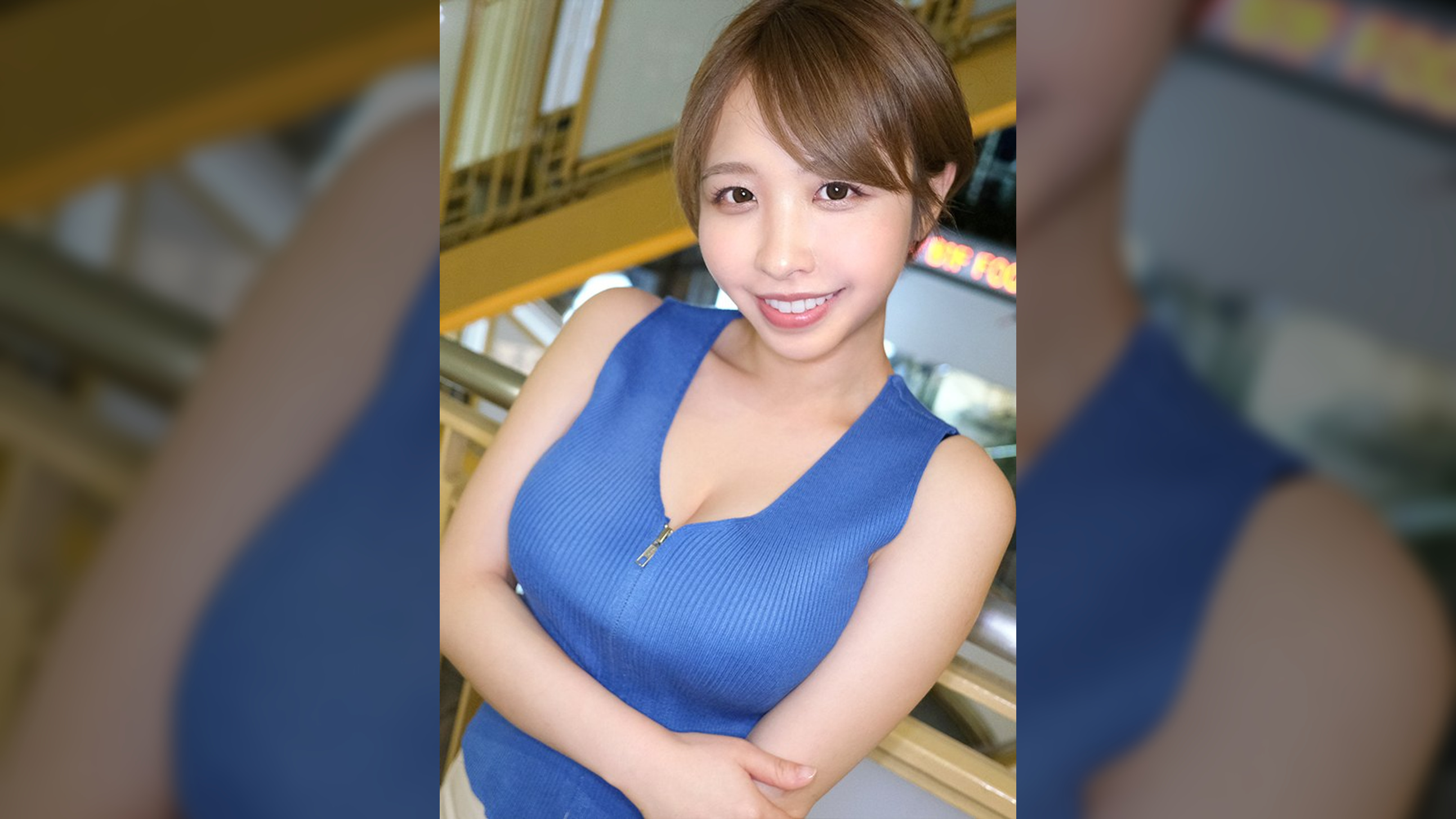 【舐められて感じちゃう敏感背中】全力ヤリたい案件!!笑顔がかわいいGカップ巨乳むちむちボディードM美女!ブラからはみ出るパフィーニップル、パンツからはみ出るまん毛。尋常じゃないエロフェロモン!久しぶりのガンガンピストン攻撃に連続イキ連発!潮と愛液の噴水が止まらない!! 【初撮り】ネットでAV応募→AV体験撮影 2296