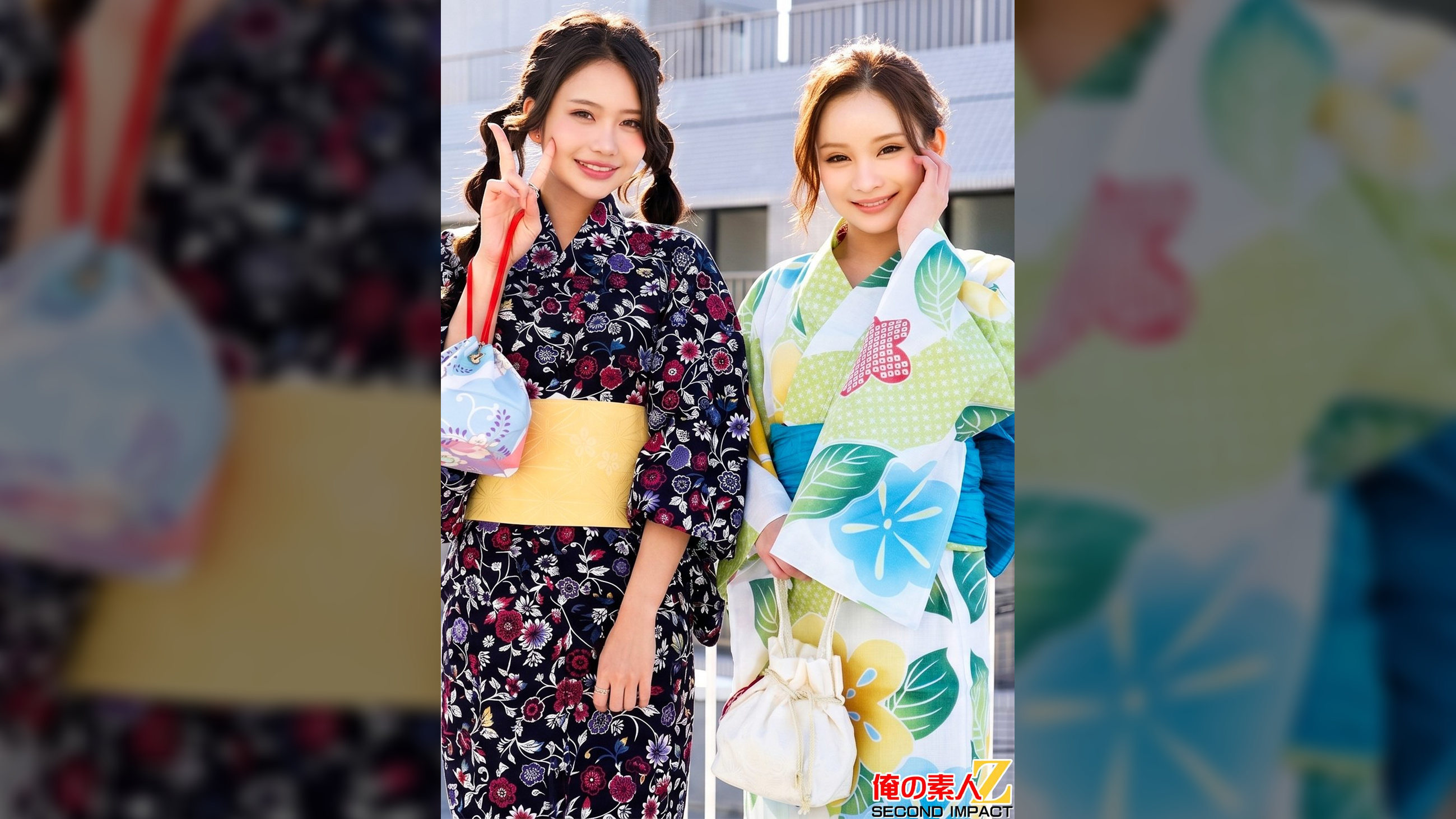 祝夏！花火大会に来てた浴衣美人と激えち野球拳！ゆかちゃんとしのんちゃん