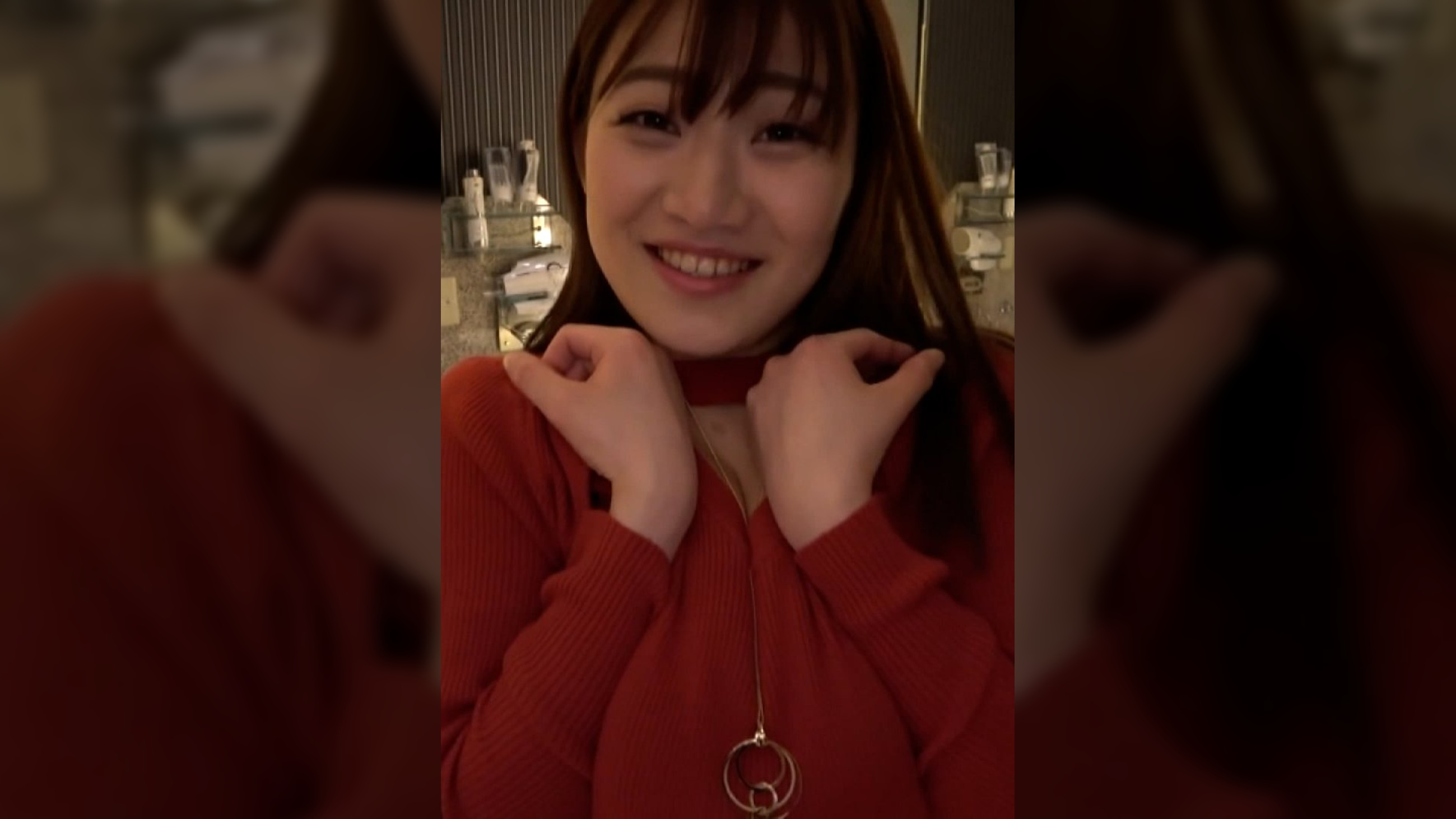 ピュアキャラKカップ超乳のむっつり娘とマッチアプリでラブホで嵌め撮りセックス!