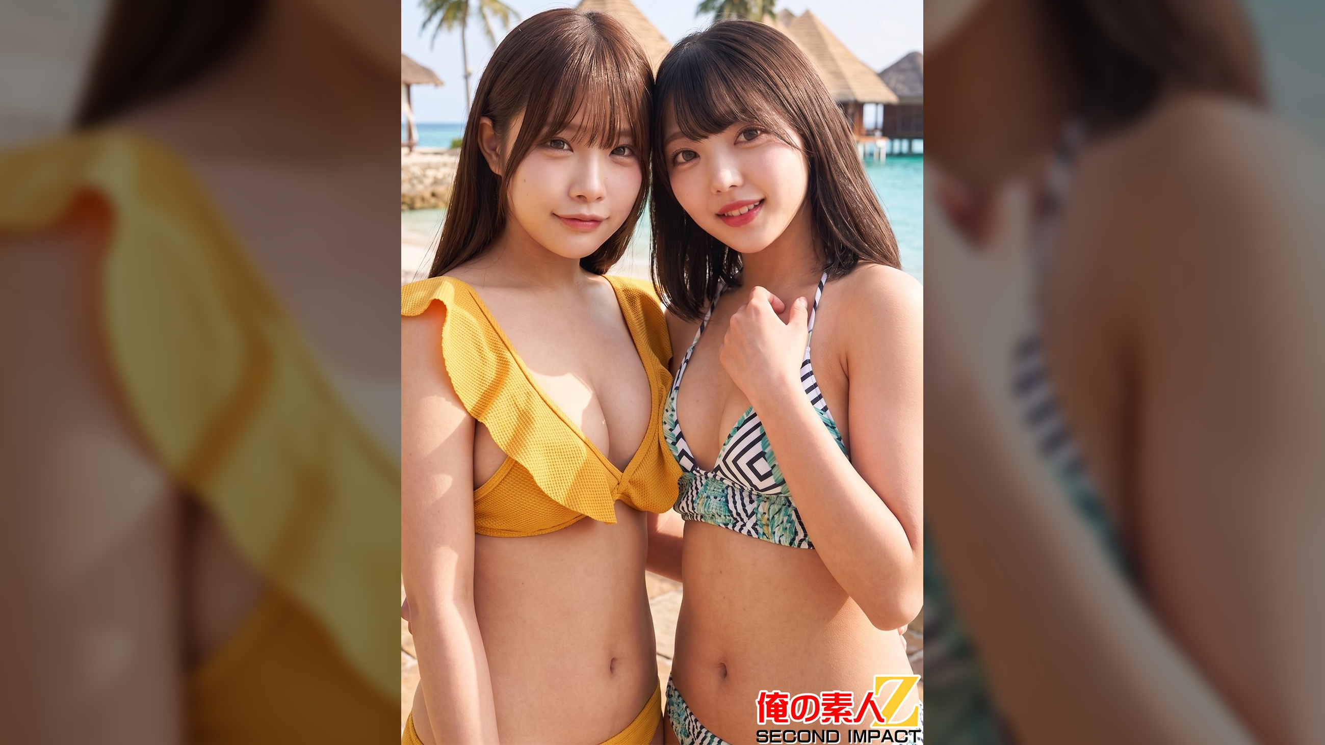 「夏の思い出に残したいメモリアルビキニフォト」と題された雑誌の特集だとひなたちゃんとあかりちゃんを騙し、絶倫チ〇ポ男と素肌密着撮影会でSEX交渉！！