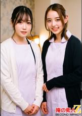 完全顔出しガチナンパ!とっても優しい天使みたいなナースさんに包茎インポ童貞3重苦男子のオナニーの介抱してもらいました!!まいさんとかんなさん