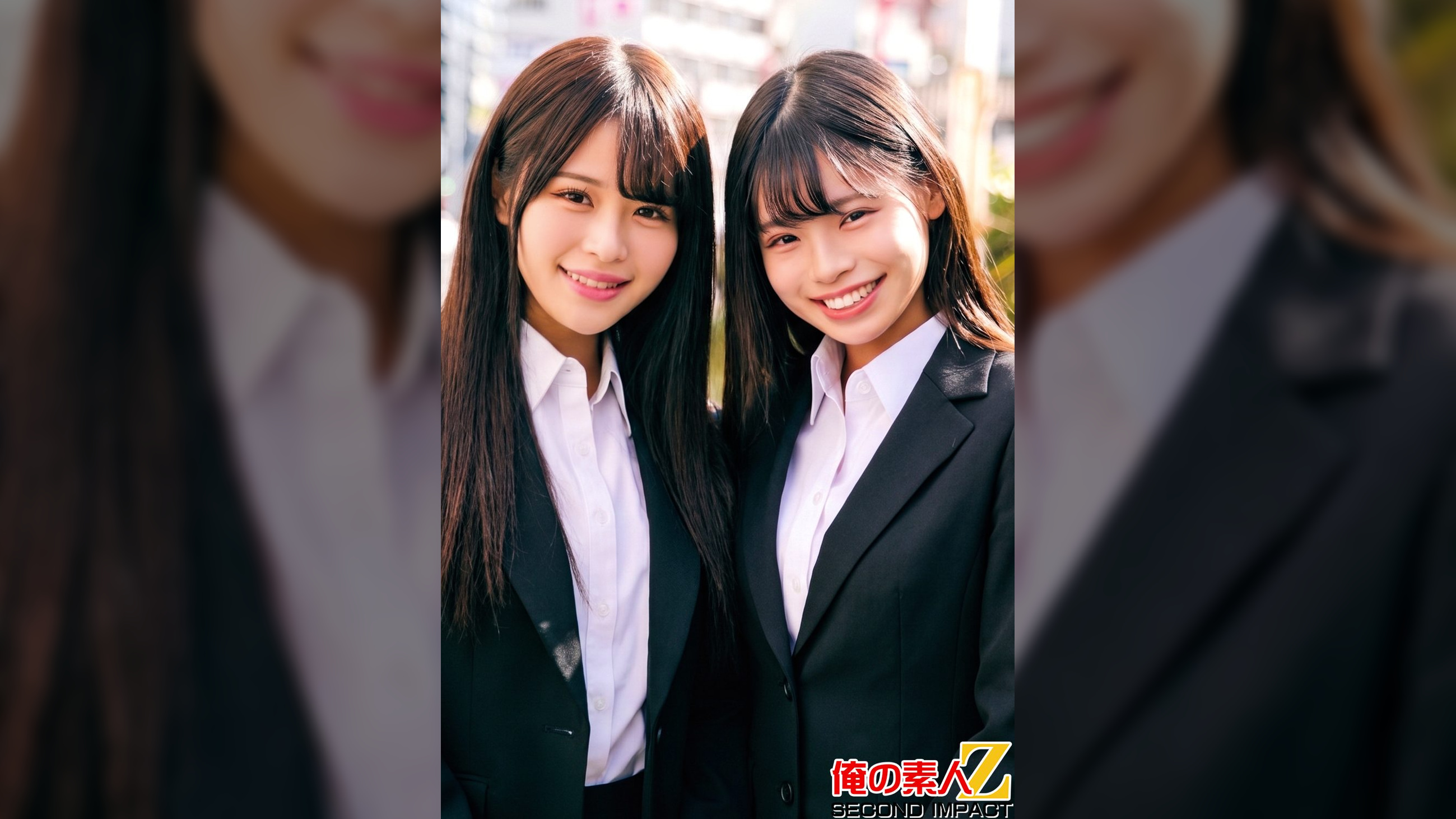 素人男女モニタリングAV!出張先のホテルで上司と部下が相部屋チャレンジ!まりんちゃんとひなちゃん