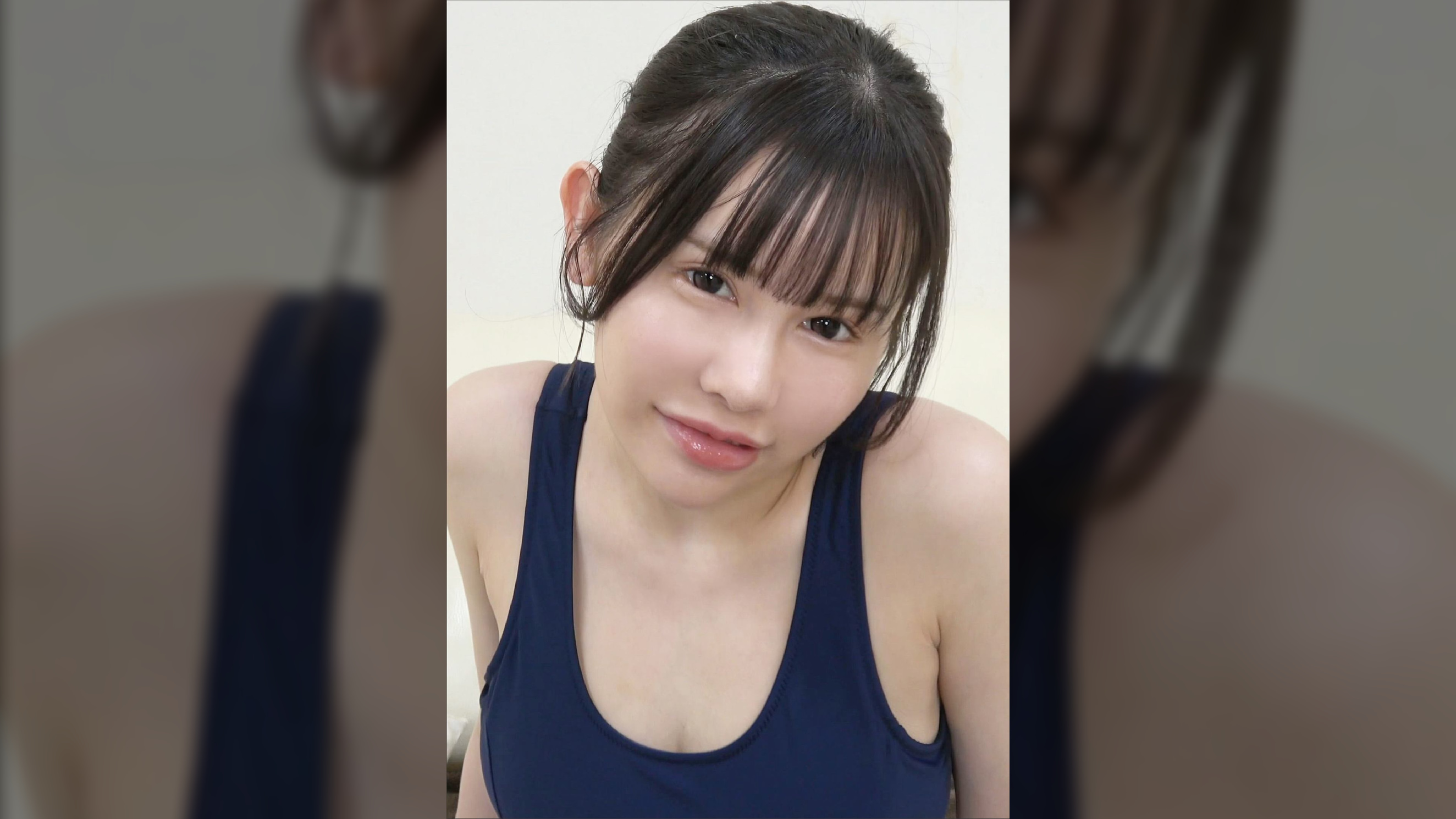 えっちな女●●生の淫語かたりかけぐちゅぐちゅ連続絶頂スク水オナニー　天音るな
