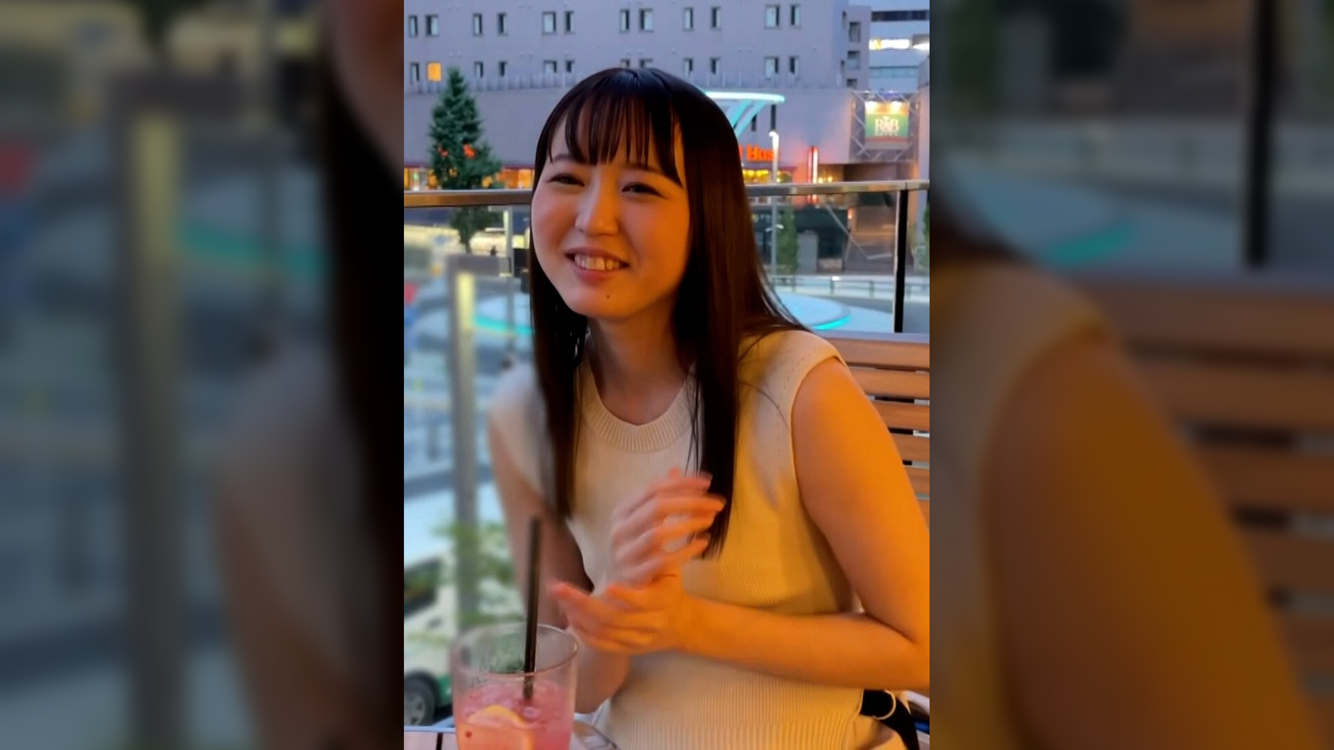 就活で忙しい地方出身のおっとり感溢れるおぼこい娘と、マッチアプリで息抜きの出会い求めて嵌め撮りセックス!
