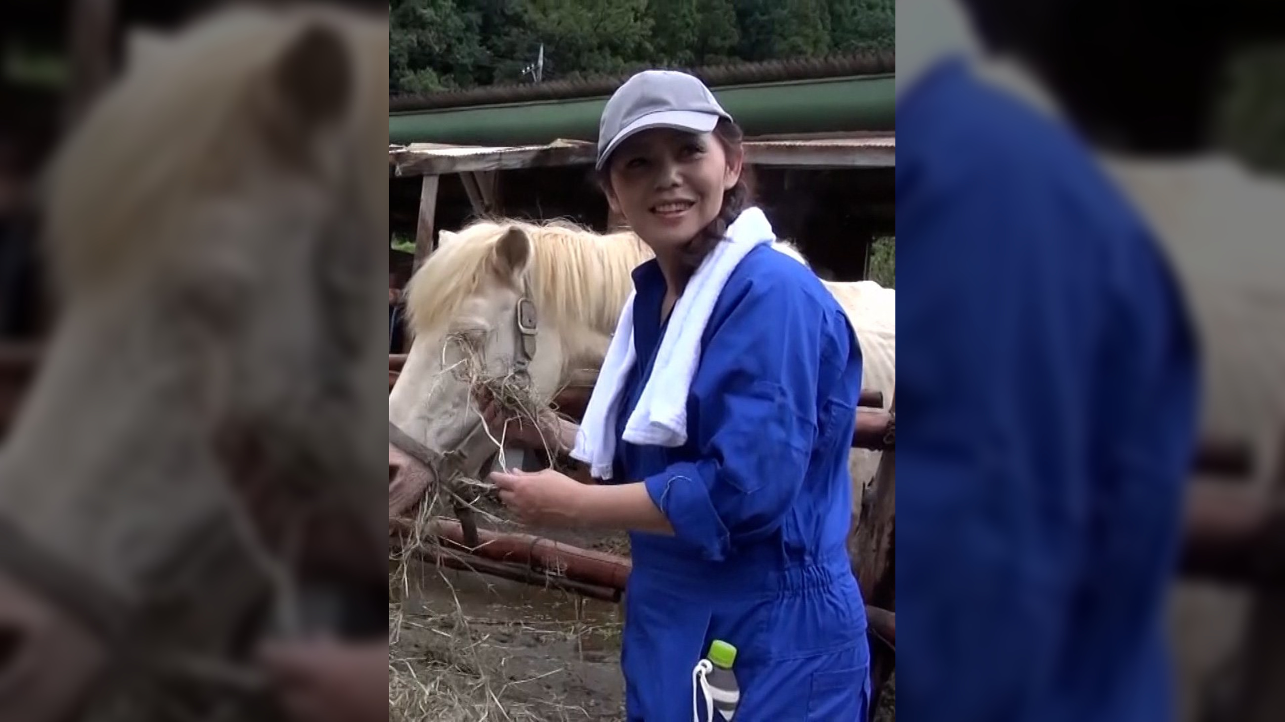 十数年前に夫を亡くし、それ以来ひとりで牧場を切り盛りする熟女さんの、初撮りAVファック！